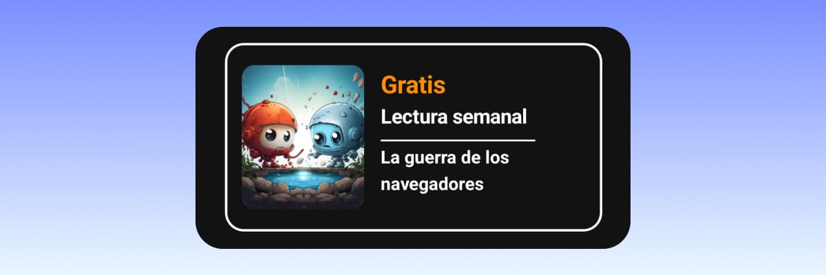 Ejemplo de micro-curso semanal gratis en la aplicación de Lecthur en iOS y Android